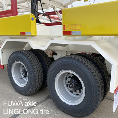 45 tonnes 60 tonnes Terminal semi-remorque pour conteneurs de 40 pieds
