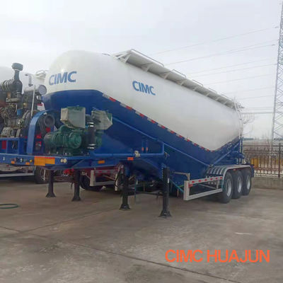 90 /50 King Pin 3 axes 40CBM 45CBM semi-remorque de ciment pour le transport sécuritaire du ciment