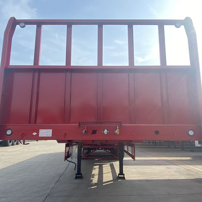 13000*2550*2280mm 3 essieux Semi-remorque de chargement 60 tonnes Q345 ou HG700