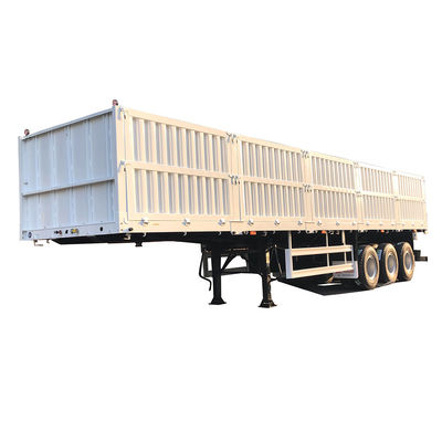 13T/14T/16T/20T BPW/FUWA 3 essieux semi-remorque à plat avec paroi latérale