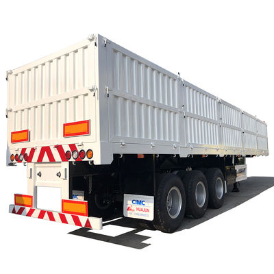 13T/14T/16T/20T BPW/FUWA 3 essieux semi-remorque à plat avec paroi latérale