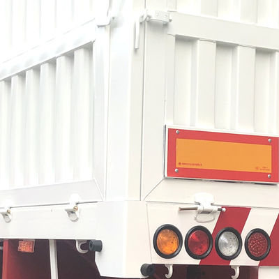 13T/14T/16T/20T BPW/FUWA 3 essieux semi-remorque à plat avec paroi latérale