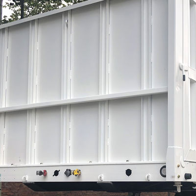 13T/14T/16T/20T BPW/FUWA 3 essieux semi-remorque à plat avec paroi latérale