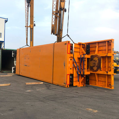 Container CIMC 20ft Container semi-remorque à lit plat avec verrouillage de 12 pouces