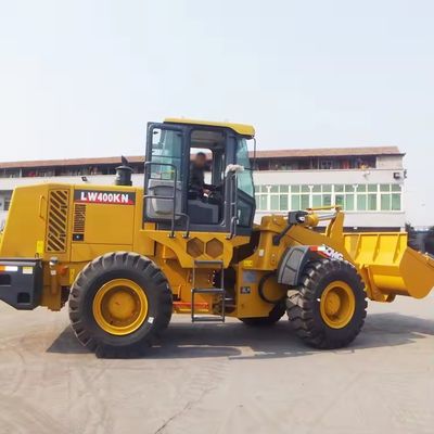 Tracteur de chargement avant de 92 kW LW400FN 4 tonnes Tracteur de chargement à roues Conçu 23.5-25