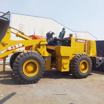 Tracteur de chargement avant de 92 kW LW400FN 4 tonnes Tracteur de chargement à roues Conçu 23.5-25