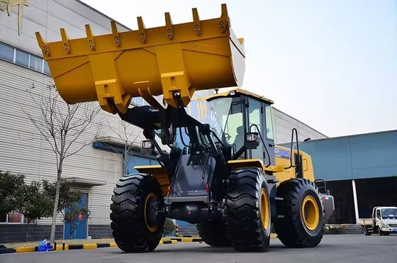 8000*3016*3515 Dimension LW500F chargeur à roues 5 tonnes chargeur de mine Weichai/moteur Cummins