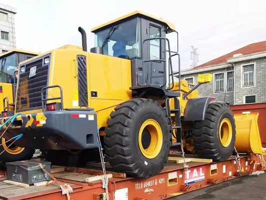 8000*3016*3515 Dimension LW500F chargeur à roues 5 tonnes chargeur de mine Weichai/moteur Cummins