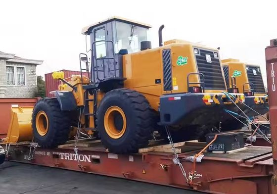 8000*3016*3515 Dimension LW500F chargeur à roues 5 tonnes chargeur de mine Weichai/moteur Cummins