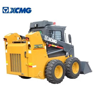 75 KW Xugong XC740K XC760K Petit chargeur à pelle à rouleaux Tracteur chargeur à glisser pour la construction