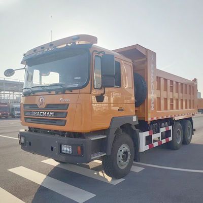 Des camions à décharge Shacman de 300 à 400 litres de capacité de réservoir de carburant et de type carburant diesel avec 2 sièges