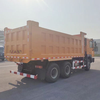 Des camions à décharge Shacman de 300 à 400 litres de capacité de réservoir de carburant et de type carburant diesel avec 2 sièges