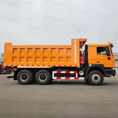 Des camions à décharge Shacman de 300 à 400 litres de capacité de réservoir de carburant et de type carburant diesel avec 2 sièges