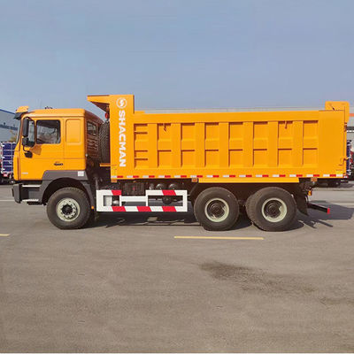 Des camions à décharge Shacman de 300 à 400 litres de capacité de réservoir de carburant et de type carburant diesel avec 2 sièges