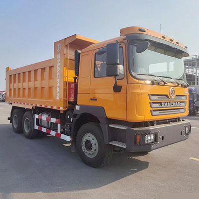 Des camions à décharge Shacman de 300 à 400 litres de capacité de réservoir de carburant et de type carburant diesel avec 2 sièges