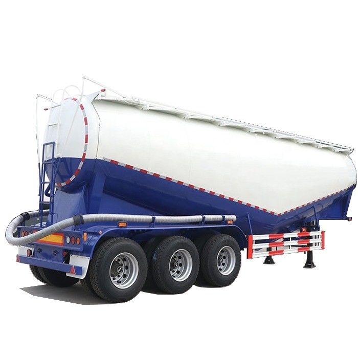 Camion remorque réservoir de ciment en acier semi-remorque dans n'importe quelle couleur avec acier, Q345