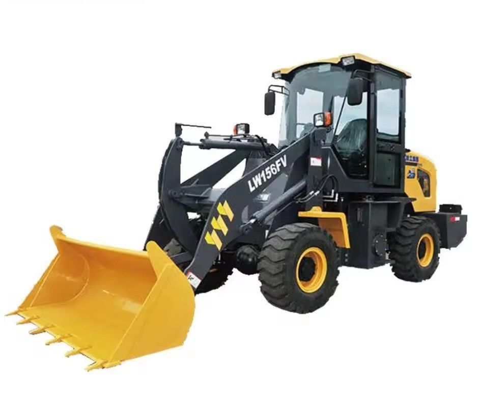 1500 kg LW156FV chargeur miniature à roues d'une tonne de poids et 23,5-25